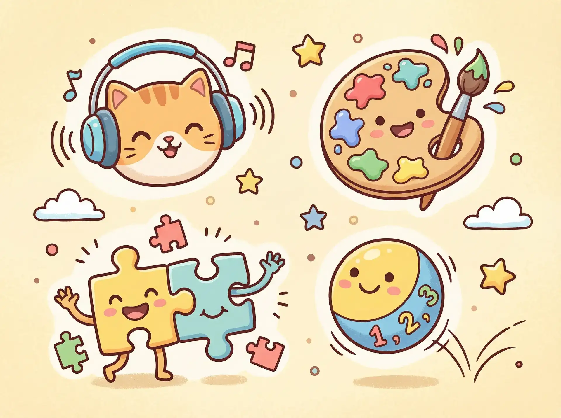 小朋友的手工作品 - 太早 春天不开花 益智创作